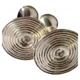 Pair of Vintage Sterling Silver Candle Holders, Weighted