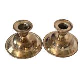 Vintage Style Metal Candlesticks
