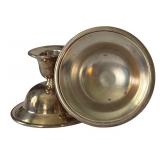 Vintage Style Metal Candlesticks