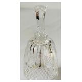 Lovely Crystal and Glass including Decanter, Petit Candle Holders, Bell (Germany), Heart and More