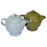 Beautiful Lot of Large Pear Shaped Platter, Small Tea Pots, Glass Basket and More