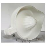 Vintage Kitchen Items including an Fire-King Oven Glass Bowl, Pair of Jeannette Shell Nesting Mixing Bowls and More