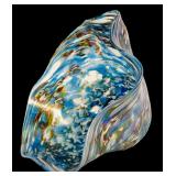 Glass Eye Studio Hand-Blown Art Glass Bowl with Creamer and Sugar Set