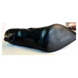 Ralph Lauren Black Leather High Boots Like New