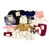 Variety of Adorable American Girl Clothing including American Girl Doll Blue Rhinestone Studded Dress NEW Retired Store Exclusive