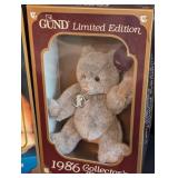 Four Limited Edition Vintage Gund Bears