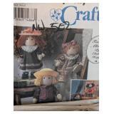Large Variety of Doll and Craft Sewing Patterns