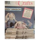 Large Variety of Doll and Craft Sewing Patterns