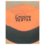 Classy Empire Pewter Candle Holders