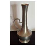 Pewter Vase and Dishes