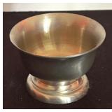 Pewter Vase and Dishes