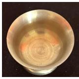 Pewter Vase and Dishes