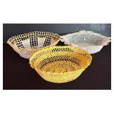Three Lovely Lace Bowls