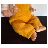 Vintage German Character Doll with Chair