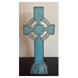 Stunning Stained Glass Cross Decor