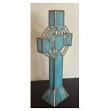 Stunning Stained Glass Cross Decor