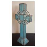 Stunning Stained Glass Cross Decor