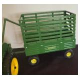 Ertl John Deere Tractor, Trailer and Bale Wagon Set