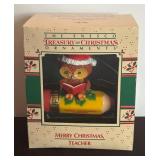 The Enesco Treasury of Christmas Ornaments including Christmas is Coming, My Special Friend, Teddy Bear Greetings, North Pole Deadline and More!