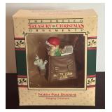 The Enesco Treasury of Christmas Ornaments including Christmas is Coming, My Special Friend, Teddy Bear Greetings, North Pole Deadline and More!