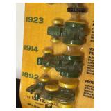 New Vintage Ertl Presents John Deere 1892-1960 Tractor Set