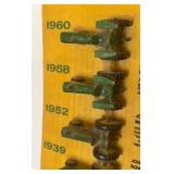 New Vintage Ertl Presents John Deere 1892-1960 Tractor Set