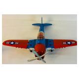 Vintage Hubley Manufacturing Co / Hubley Kiddie Toy Diecast Airplanes Representing WWII Era Fighter or Bomber Planes