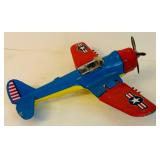 Vintage Hubley Manufacturing Co / Hubley Kiddie Toy Diecast Airplanes Representing WWII Era Fighter or Bomber Planes