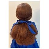 Pleasant Co. American Girl Felicity Merriman in Blue Christmas Dress