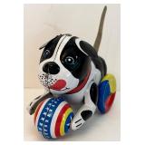 Vintage Wind-Up Toys Including Fisher-Price Little Snoopy Model #693, Schylling Collector Series Dog & Ball Tim Toy and Puppy Dog Musical Hack-in-the Box by Schylling