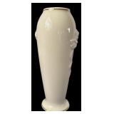 Vintage Lenox Hand Decorated 24k Gold Trim Leaf Dish and Lenox Rosebud Vase