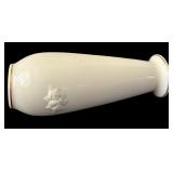 Vintage Lenox Hand Decorated 24k Gold Trim Leaf Dish and Lenox Rosebud Vase