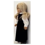American Girl Doll "Truly Me" with Velvet Dress with White Blouse
