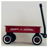 Large Radio Flyer All-Terrain Steel & Wood Wagon and Small Metal Wagon