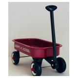 Large Radio Flyer All-Terrain Steel & Wood Wagon and Small Metal Wagon