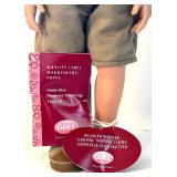 Vintage Pflegehinweise GOTZ "Bavarian Boy "Peter" Doll Johann with Suspenders and Leden Hosen from Germany