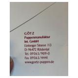 Vintage Pflegehinweise GOTZ "Bavarian Boy "Peter" Doll Johann with Suspenders and Leden Hosen from Germany