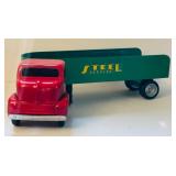 Tonka Toys Mound Metalcraft Inc. / Tonka Classic Steel Toy Truck "Steel Carrier" Truck and Trailer