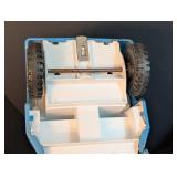 Blue Tonka and Green Army Jeeps