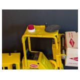 Vintage Tonka Forklift with Box of Grain Belt Matches