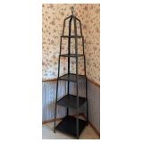Decorative Tiered Metal Display Shelf