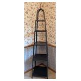 Decorative Tiered Metal Display Shelf