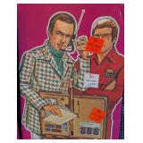 Pair of Kenner Six Million Dollar Man Oscar Goldman Dolls