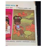 Three New Little Kiddles Snap Happy Doll Patio Furniture