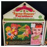 Three New Little Kiddles Snap Happy Doll Patio Furniture