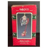 Enesco Treasury of Christmas Ornaments including Heavenly Holiday, Bubble Trouble, Clara, Santa