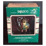 Enesco Treasury of Christmas Ornaments including Heavenly Holiday, Bubble Trouble, Clara, Santa