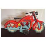 Harley Davidson Vintage Style Xonex Tin Friction Toy