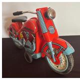 Harley Davidson Vintage Style Xonex Tin Friction Toy