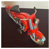 Harley Davidson Vintage Style Xonex Tin Friction Toy